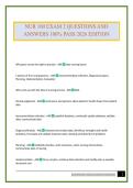 NUR 100 EXAM 2 QUESTIONS AND ANSWERS 100&percnt; PASS 2026 EDITION