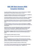 HSC 380 Quiz Answers With Complete Solutions
