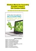 Accounting Principles Volume 2 &lpar;10th Canadian Edition&rpar; &ndash; Complete Solutions Manual &vert; Weygandt&comma; Kimmel&comma; Mitchell&comma; Warren & Novak