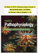 Test Bank for Porth's Pathophysiology Concepts of  Altered Health States 11th Edition  by Tommie L&period; Norris&comma; Chapters 1 - 52