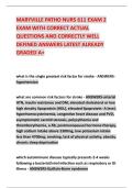 MARYVILLE PATHO NURS 611 EXAM 2 EXAM WITH CORRECT ACTUAL QUESTIONS AND CORRECTLY WELL DEFINED ANSWERS LATEST ALREADY GRADED A&plus;