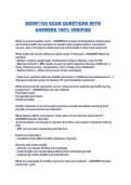 MIDW1104 EXAM QUESTIONS WITH ANSWERS 100&percnt; VERIFIED