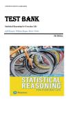 Statistical Reasoning for Everyday Life 5th Edition by Jeff Bennett Test Bank &vert;ISBN&colon; 9780134494043&vert; Guide A&plus;