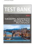 Modern Advanced Accounting in Canada 9th Edition by Darrell Herau Test Bank &vert;ISBN&colon; 9781259654695&vert; Guide A&plus;