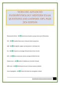 NURS 6501 ADVANCED PATHOPHYSIOLOGY MIDTERM EXAM QUESTIONS AND ANSWERS 100&percnt; PASS 2026 EDITION