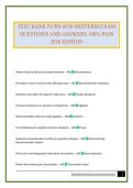 TEST BANK NURS 6630 MIDTERM EXAM QUESTIONS AND ANSWERS 100&percnt; PASS 2026 EDITION