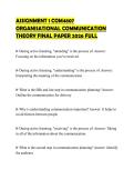 ASSIGNMENT 1 COM4807 ORGANISATIONAL COMMUNICATION THEORY FINAL PAPER 2026 FULL