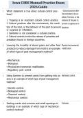 Iowa CORE Manual Practice Exam 2026 Guide