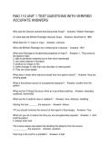 RAD 110 UNIT 1 TEST QUESTIONS WITH VERIRIED ACCURATE ANSWERS