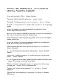 RAD 110 FINAL EXAM REVIEW QUESTIONS WITH VERIRIED ACCURATE ANSWERS