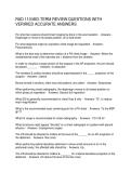 RAD 110 MID-TERM REVIEW QUESTIONS WITH VERIRIED ACCURATE ANSWERS