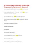 NC Post-Licensing 303 &lpar;Latest 2026 Update&rpar; &vert; The "A&plus; Guarantee" Study Guide&vert;&vert;Already passed &excl;&excl;&excl;