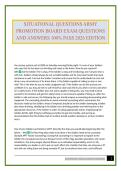 SITUATIONAL QUESTIONS ARMY PROMOTION BOARD EXAM QUESTIONS AND ANSWERS 100&percnt; PASS 2026 EDITION
