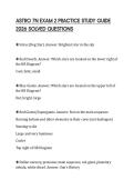 ASTRO 7N EXAM 2 PRACTICE STUDY GUIDE 2026 SOLVED QUESTIONS