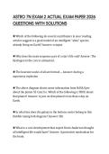 ASTRO 7N EXAM 2 ACTUAL EXAM PAPER 2026 QUESTIONS WITH SOLUTIONS