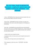 BIO 235 FINAL EXAM ELABORATION 2025&sol;2026 &vert; COMPLETE QUESTIONS AND CORRECT DETAILED ANSWERS  100&percnt; VERIFIED