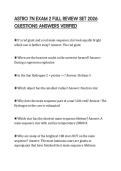 ASTRO 7N EXAM 2 FULL REVIEW SET 2026 QUESTIONS ANSWERS VERIFIED