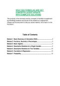 WGU C955 FORMULAS AND KEY CONCEPTS LATEST UPDATE WITH COMPLETE SOLUTIONS
