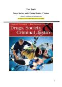 Test Bank for Drugs&comma; Society&comma; and Criminal Justice&comma; 5th Edition by Charles F&period; Levinthal & Lori Brusman Lovins &vert; Complete All Chapters &vert; 100&percnt; Verified Questions & Answers &vert; Latest Edition Criminal Justice & Drug Policy Exam Prep