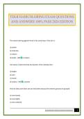 TDLR HAIRCOLORING EXAM QUESTIONS AND ANSWERS 100&percnt; PASS 2026 EDITION