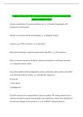 Prophecy General ICU RN A v2 Exam Questions with Correct Answers New  Update 