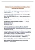 TCOLE JAIL SCHOOL EXAM WITH COMPLETE SOLUTIONS 100&percnt; VERIFIED 2026-2027&excl;&excl;