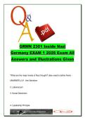 GRMN 2301 Inside Nazi Germany Exam 1 2026 &ndash; 80 Practice Questions and Answers on Nazi Ideology&comma; Weimar Republic&comma; Nuremberg Laws