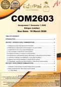 COM2603 Assignment 1 &lpar;COMPLETE ANSWERS&rpar; Semester 1 2026 - DUE March 2026