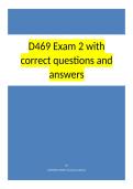 D469 Exam 2 with correct questions and answers