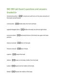 BIO 200 Lab Exam1 questions and answers  Graded A&plus; 