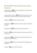 BIO 201 EXAM 1 ASU questions and answers  Graded A&plus;