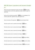 BIO 201 Exam 1 questions and answers Graded  A&plus; 