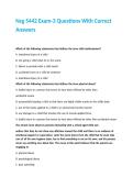 Nsg 5442 Exam-3 Questions With Correct Answers