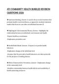 ATI COMMUNITY HEALTH BUNDLED REVISION QUESTIONS 2026