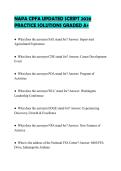NAPA CPFA UPDATED SCRIPT 2026 PRACTICE SOLUTIONS GRADED A&plus;