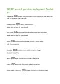 BIO 201 exam 1 questions and answers Graded  A&plus; 