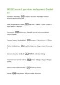 BIO 201 exam 1 questions and answers Graded  A&plus; 