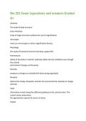 Bio 201 Exam 1questions and answers Graded  A&plus; 