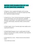 NAPSRX CNPR EXAMINATION SET 2026 SOLVED QUESTIONS GRADED A&plus;