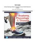 Test Bank for Anatomy&comma; Physiology&comma; & Disease&colon; An Interactive Journey for Health Professionals&comma; 3rd Edition by Bruce Colbert&comma; Jeff Ankney & Karen Lee &vert; Complete Chapters &vert; Verified Questions & Answers &vert; Latest Edition