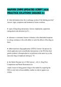 NAPSRX CNPR UPDATED SCRIPT 2026 PRACTICE SOLUTIONS GRADED A&plus;