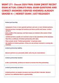 MGMT 271 -Doucet 2026 FINAL EXAM &vert;&vert;MOST RECENT  EXAM ACTUAL COMLETE REAL EXAM QUESTIONS AND  CORRECT ANSWERS &lpar;VERIFIED ANSWERS&rpar; ALREADY  GRADED A&plus; &vert; NEWEST EXAM &vert; JUST RELEASED&excl;&excl;  