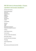 BIO 201 Intro to Human Body &plus; Tissues  questions and answers Graded A&plus; 