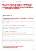 MGMT 271 Final &lpar;Doucet&rpar; MOST RECENT EXAM ACTUAL  COMLETE REAL EXAM QUESTIONS AND CORRECT  ANSWERS &lpar;VERIFIED ANSWERS&rpar; ALREADY GRADED  A&plus; &vert; GUARANTEED SUCCESS&excl;&excl;  