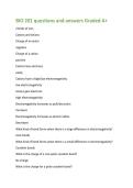 BIO 201 questions and answers Graded A&plus; 
