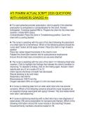 ATI PHARM ACTUAL SCRIPT 2026 QUESTIONS WITH ANSWERS GRADED A&plus;