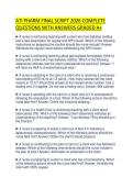 ATI PHARM FINAL SCRIPT 2026 COMPLETE QUESTIONS WITH ANSWERS GRADED A&plus;