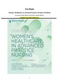 Test Bank for Women&rsquo;s Healthcare in Advanced Practice Nursing&comma; 3rd Edition&period; By Alexander&comma; Johnson-Mallard&comma; Kostas-Polston&comma; Cappiello & Hubbard &vert; Complete Chapters &vert; Fully Verified Questions & Answers