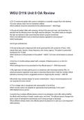 WGU D116 Unit 8 OA Review  NEWEST 2026&sol;2027 ACTUAL EXAM COMPLETE QUESTIONS AND CORRECT DETAILED ANSWERS &lpar;VERIFIED ANSWERS&rpar; &vert;ALREADY GRADED A&plus;&vert;&vert;BRAND NEW&excl;&excl;
