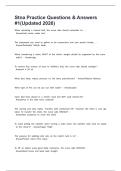 Stna Practice Questions & Answers  &num;1&lpar;Updated 2026&rpar; 